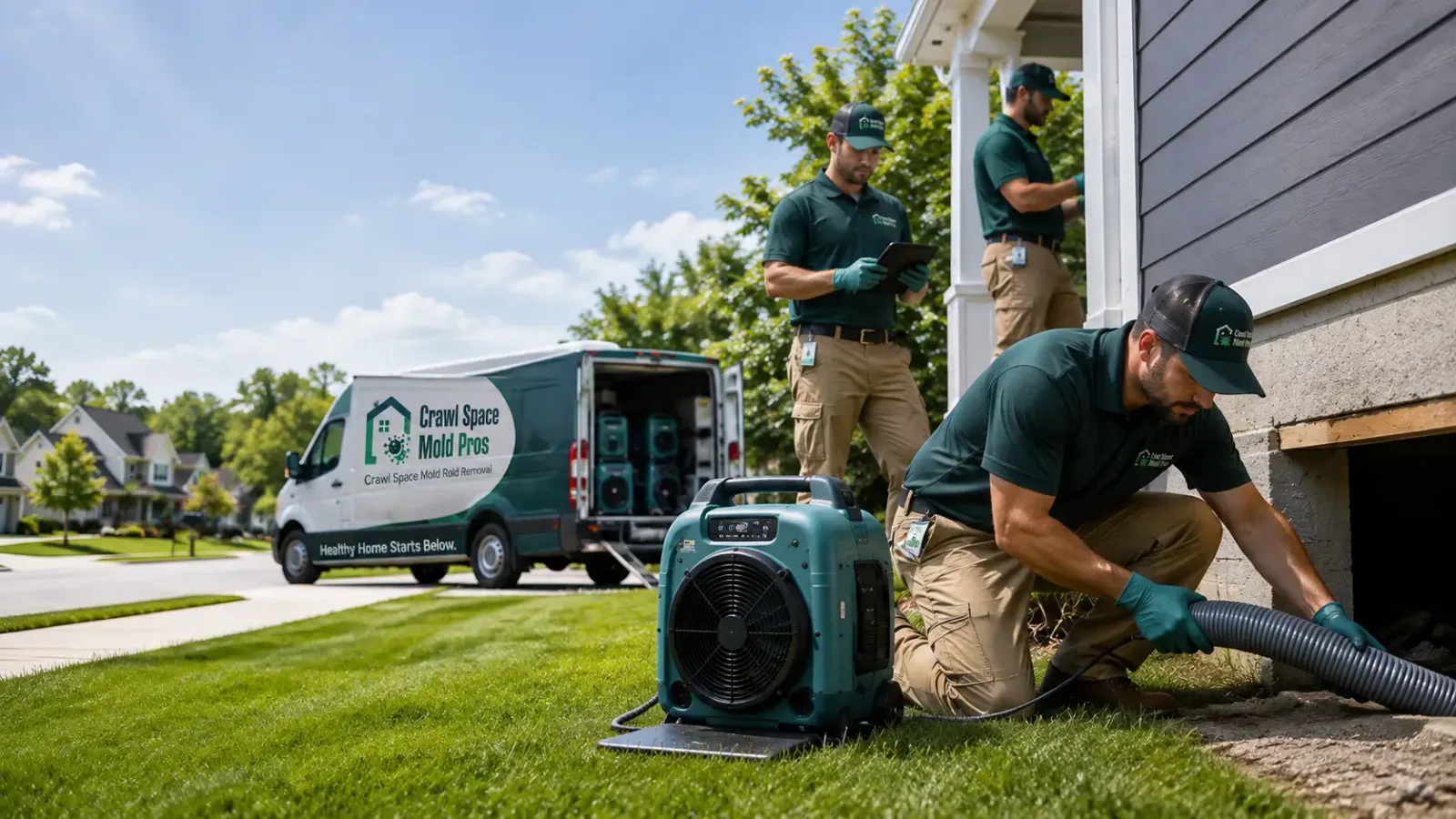 Crawl Space Mold Removal in Clarion, IA